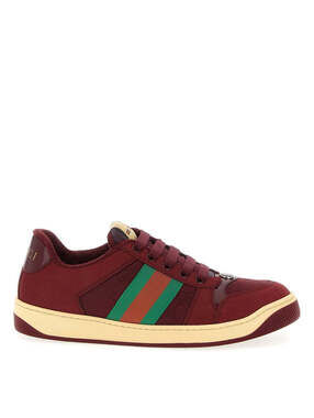 Gucci Screener Web Sneakers(PLEASE REQUEST YOUR SIZE BEFORE PURCHASING)